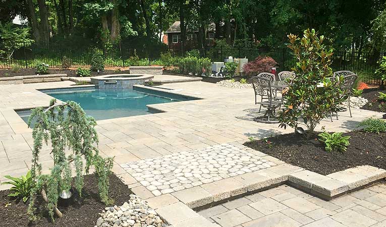custom pool landscaping